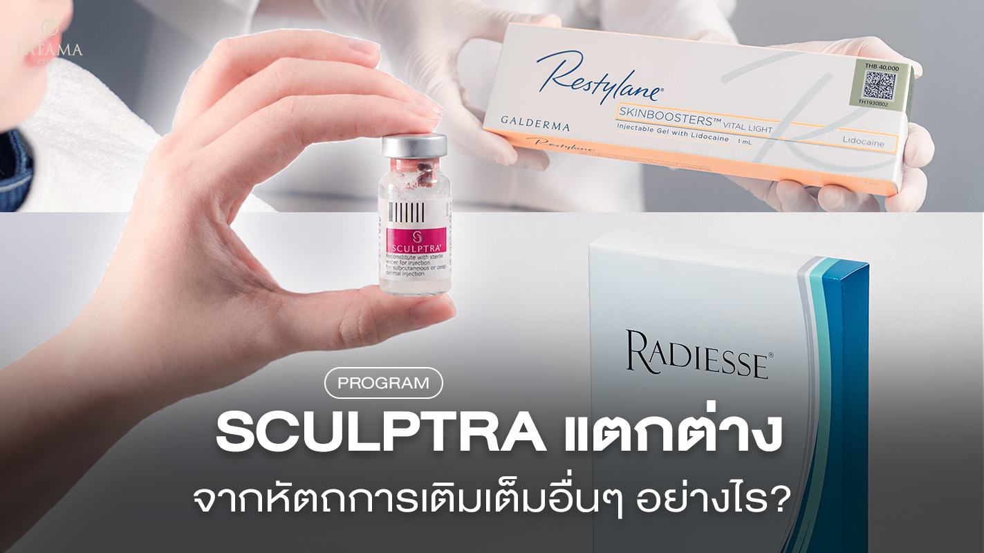 Sculptra กับหัตถการอื่น ๆ ต่างกันอย่างไร