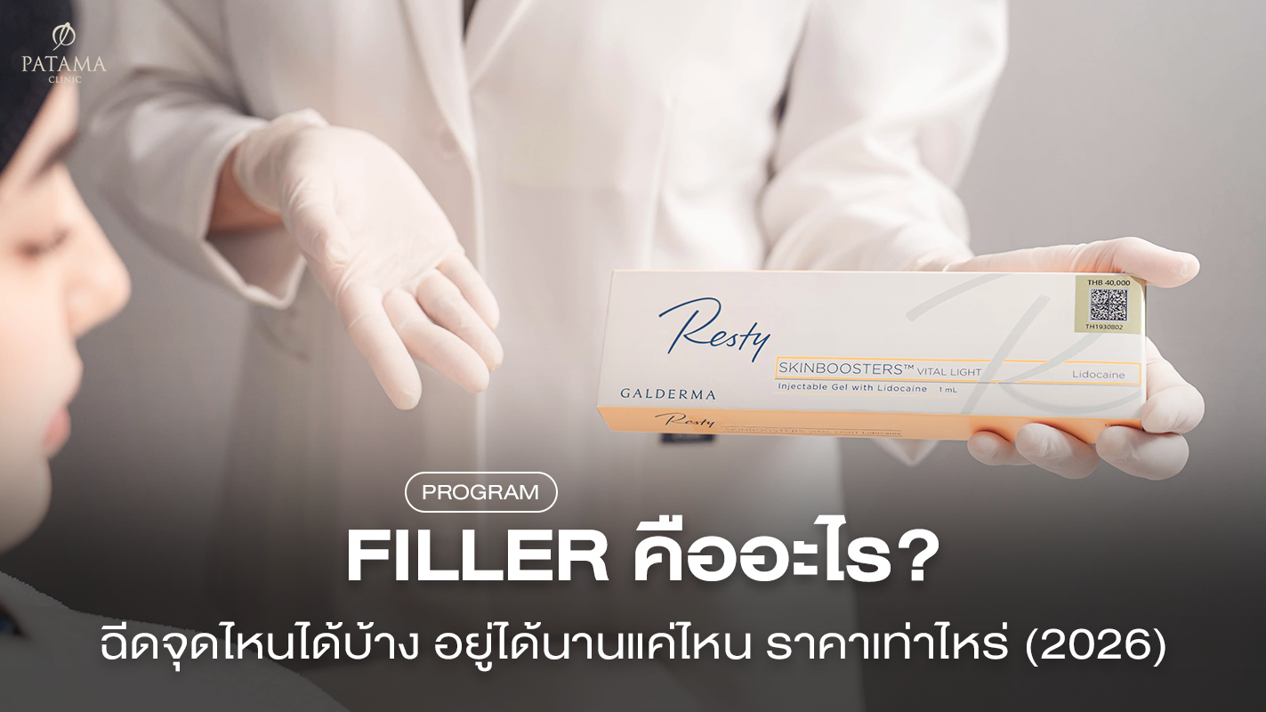ฟิลเลอร์ (Filler) คืออะไร? ฉีดจุดไหน ช่วยอะไรได้บ้าง ราคาเท่าไหร่